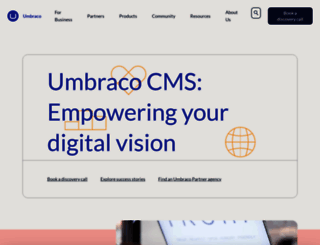umbraco.com screenshot