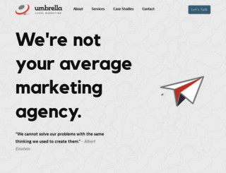 umbrellalegalmarketing.com screenshot