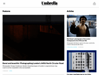 umbrellamagazine.co.uk screenshot