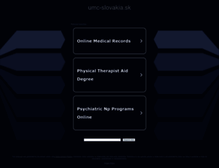 umc-slovakia.sk screenshot