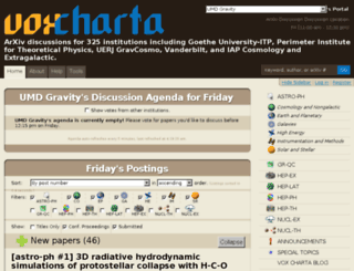 umd-grav.voxcharta.org screenshot