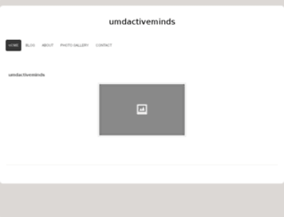 umdactiveminds.webs.com screenshot
