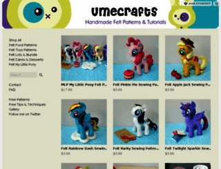 umecrafts.storenvy.com screenshot