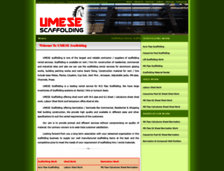 umesescaffolding.com screenshot