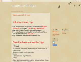 umeshsohaliya01.blogspot.com screenshot