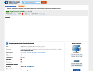 umgebungssensor.de.webstatsdomain.org screenshot