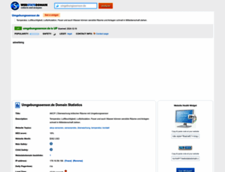 umgebungssensor.de.webstatsdomain.org screenshot