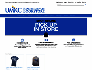 umkc-hsbookstore.com screenshot