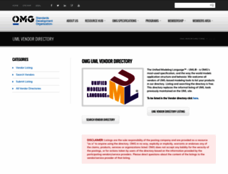 uml-directory.omg.org screenshot