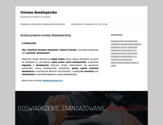 umowa-deweloperska.com screenshot