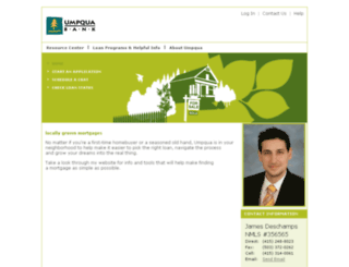 umpquabankjdeschamps.mortgage-application.net screenshot