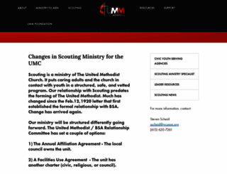 umscouting.org screenshot