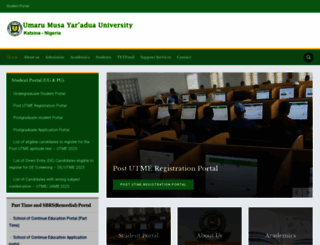 umyu.edu.ng screenshot