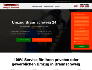 umzug-braunschweig24.de screenshot