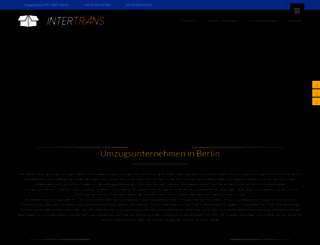 umzug-intertrans.de screenshot