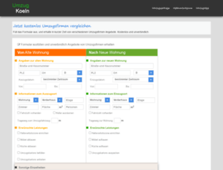 umzugkoeln.org screenshot