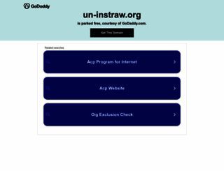 un-instraw.org screenshot