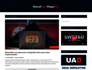 unaaldia.hispasec.com screenshot