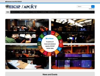 unapcict.org screenshot