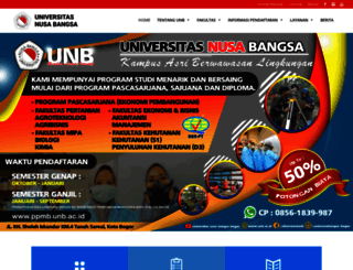 unb.ac.id screenshot