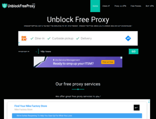 unblockfreeproxy.com screenshot