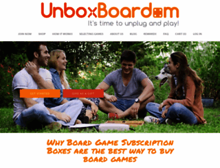 unboxboardom.com screenshot