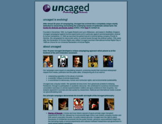 uncaged.co.uk screenshot