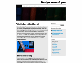 uncannydesign.wordpress.com screenshot