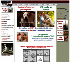 unchainyourdog.org screenshot