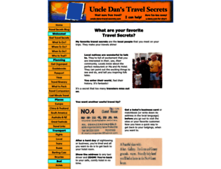 uncle-dans-travel-secrets.com screenshot