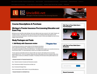 unclebill.net screenshot