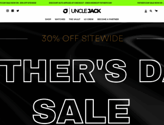 unclejackwatches.com screenshot
