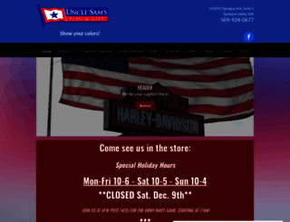 unclesamsflag.com screenshot