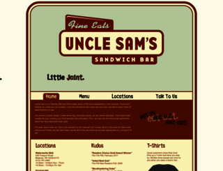 unclesamssubs.com screenshot