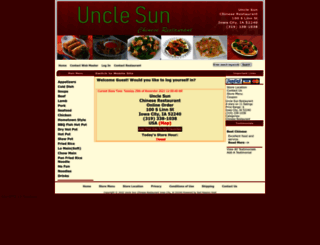 unclesun.redpassionmenu.com screenshot