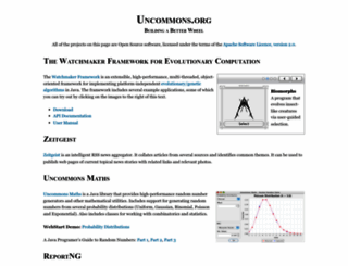 uncommons.org screenshot