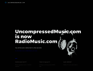 uncompressedmusic.com screenshot