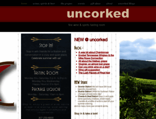 uncorked307.com screenshot