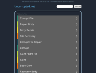uncorrupted.net screenshot