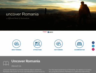 uncover-romania.com screenshot