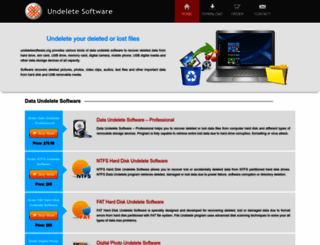 undeletesoftware.org screenshot