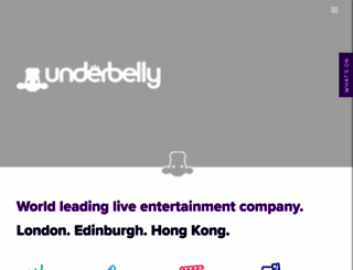 underbelly.co.uk screenshot