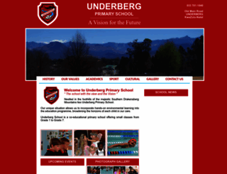 underbergprimaryschool.co.za screenshot