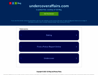 undercoveraffairs.com screenshot