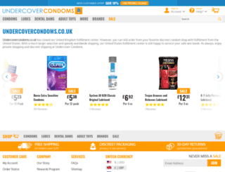 undercovercondoms.co.uk screenshot