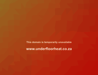 underfloorheat.co.za screenshot