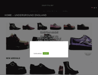 underground-shop.co.uk screenshot