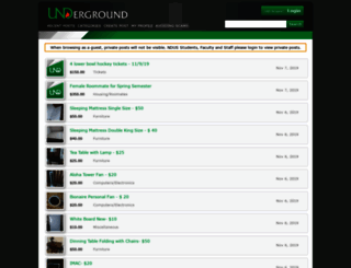 underground.und.edu screenshot