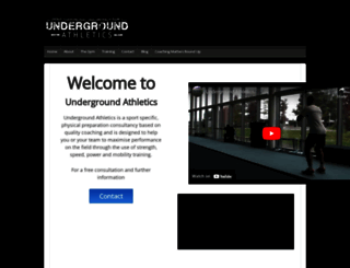 undergroundathletics.co.uk screenshot