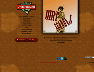 undergroundtour.com screenshot